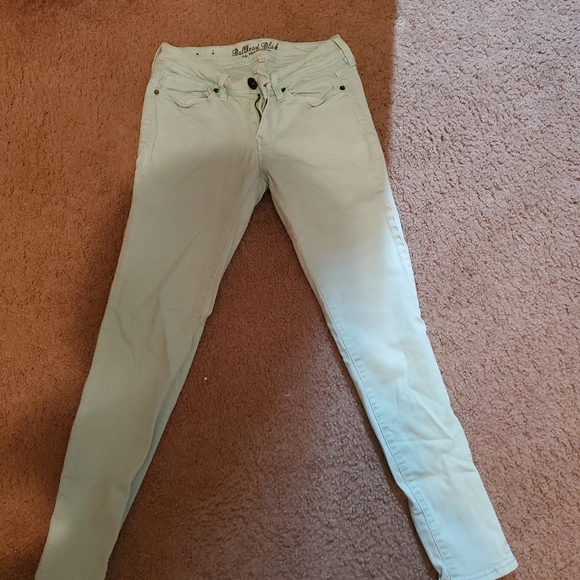 Mint Green Pacsun Skinny Jeans - Picture 3 of 3
